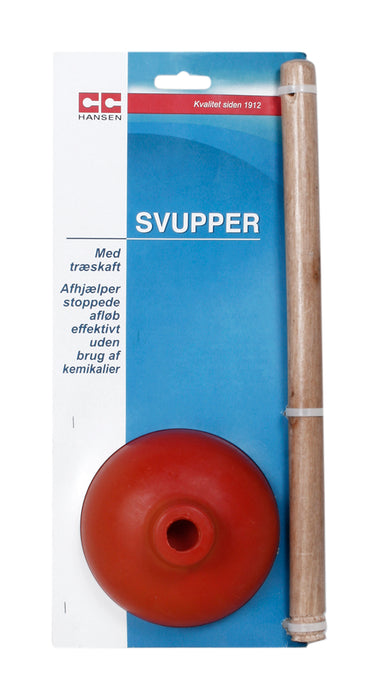 Vaskrensare, 40 cm hög. Oundgänglig vid stopp i avloppet.
