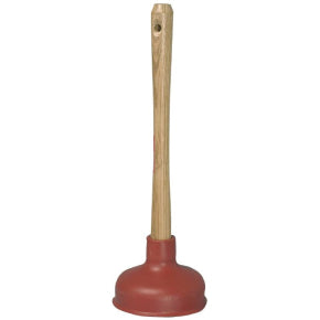 Vaskrensare, 40 cm hög. Oundgänglig vid stopp i avloppet.