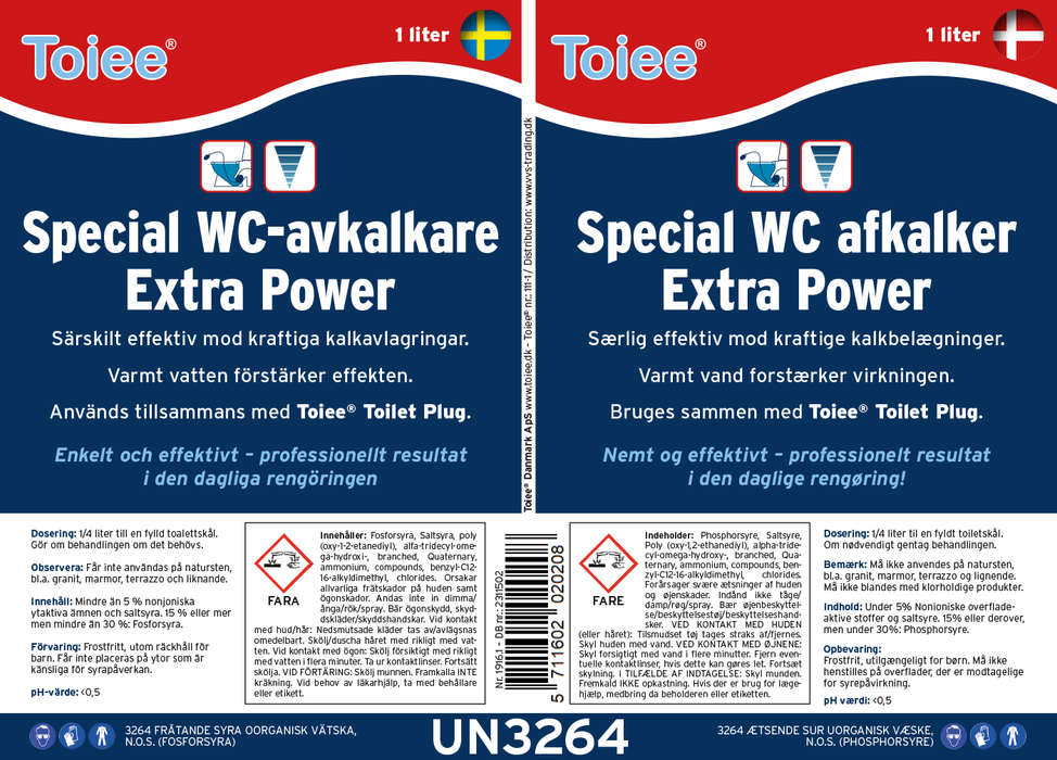 Toiee Special WC avkalkare Extra Power (1,0 liter)