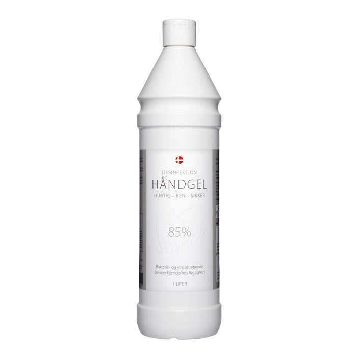 Alcogel 85% 1 liter (dansk etikett)