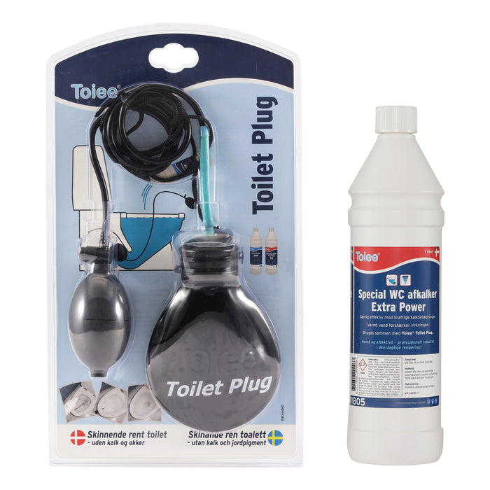 1 Toiee Toilet Plug + 1 liter Special WC-avkalkare Extra Power